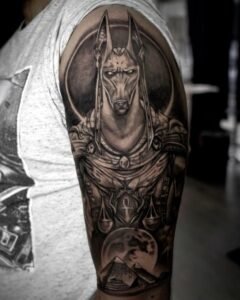 Anubis tattoo design