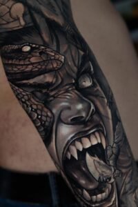 bryan tattoo artist balck and grey