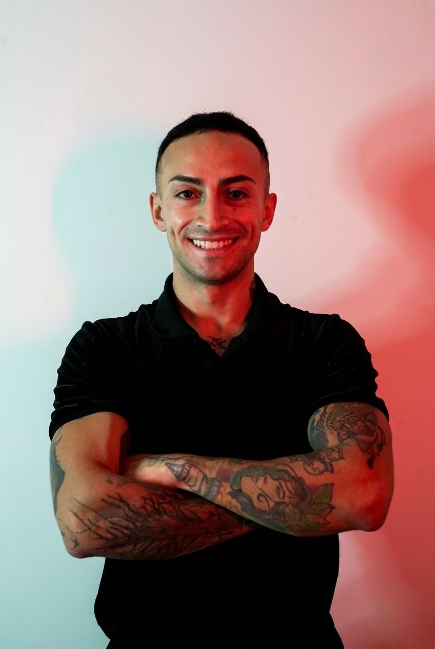 black and grey tattoo style - full back