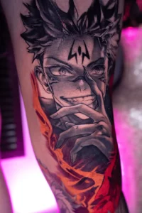 anime tattoo style