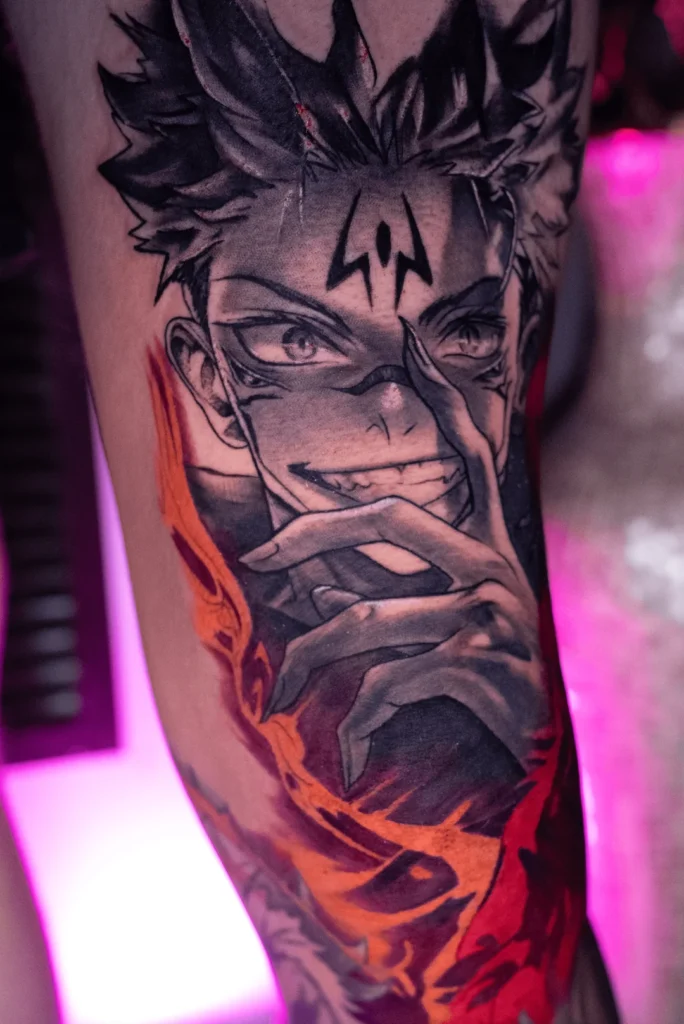 anime tattoo style