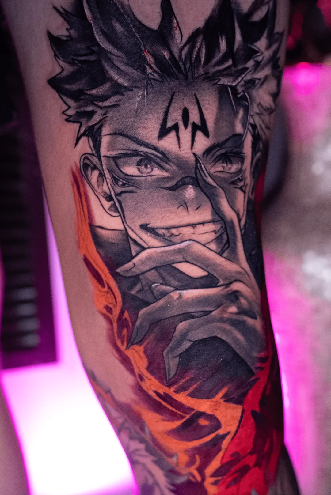 anime tattoo style