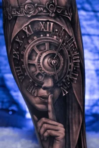 black and grey hernandez tattoo studio azteca