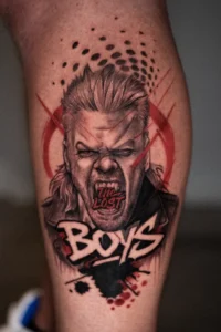 black and grey - trash polka