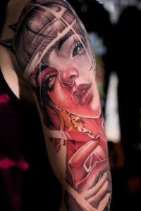 portrait hernandez tattoo studio full sleeve