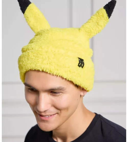 32701928_hi PKM PIKACHU SHERPA BEANIE YELLOW