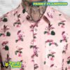 Frisky Flamingos Button Up - Pink