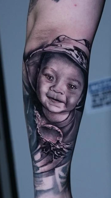 realistic tattoo child