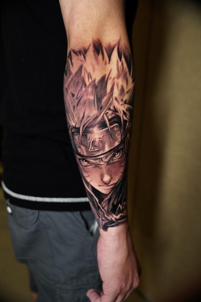 anime tattoo